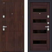 Дверь Bravo Porta M-3 4/П23 Wenge Veralinga 860х2050 мм