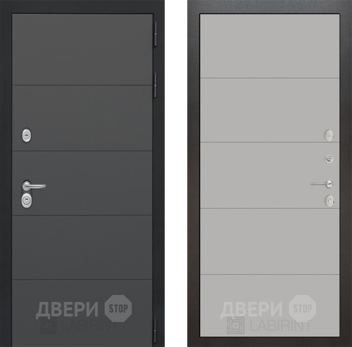Дверь Лабиринт (LABIRINT) Art 13 Грей софт в Сергиев Посад