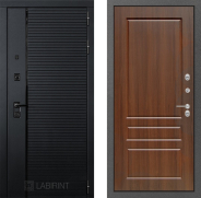 Дверь Лабиринт (LABIRINT) Piano 03 Орех бренди 860х2050 мм