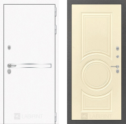 Дверь Лабиринт (LABIRINT) Лайн White 23 Шампань 860х2050 мм